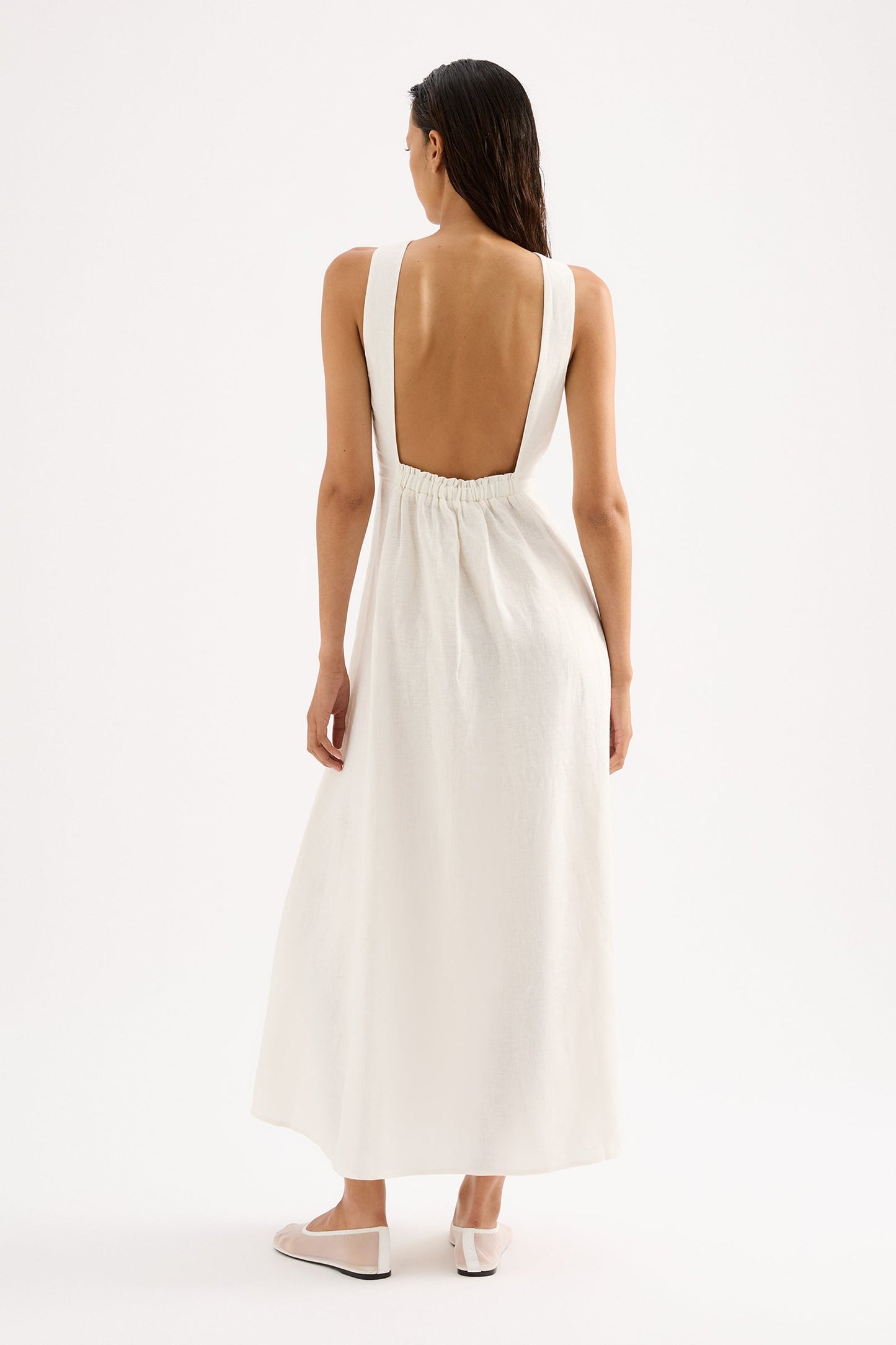 GAEL LINEN MAXI DRESS