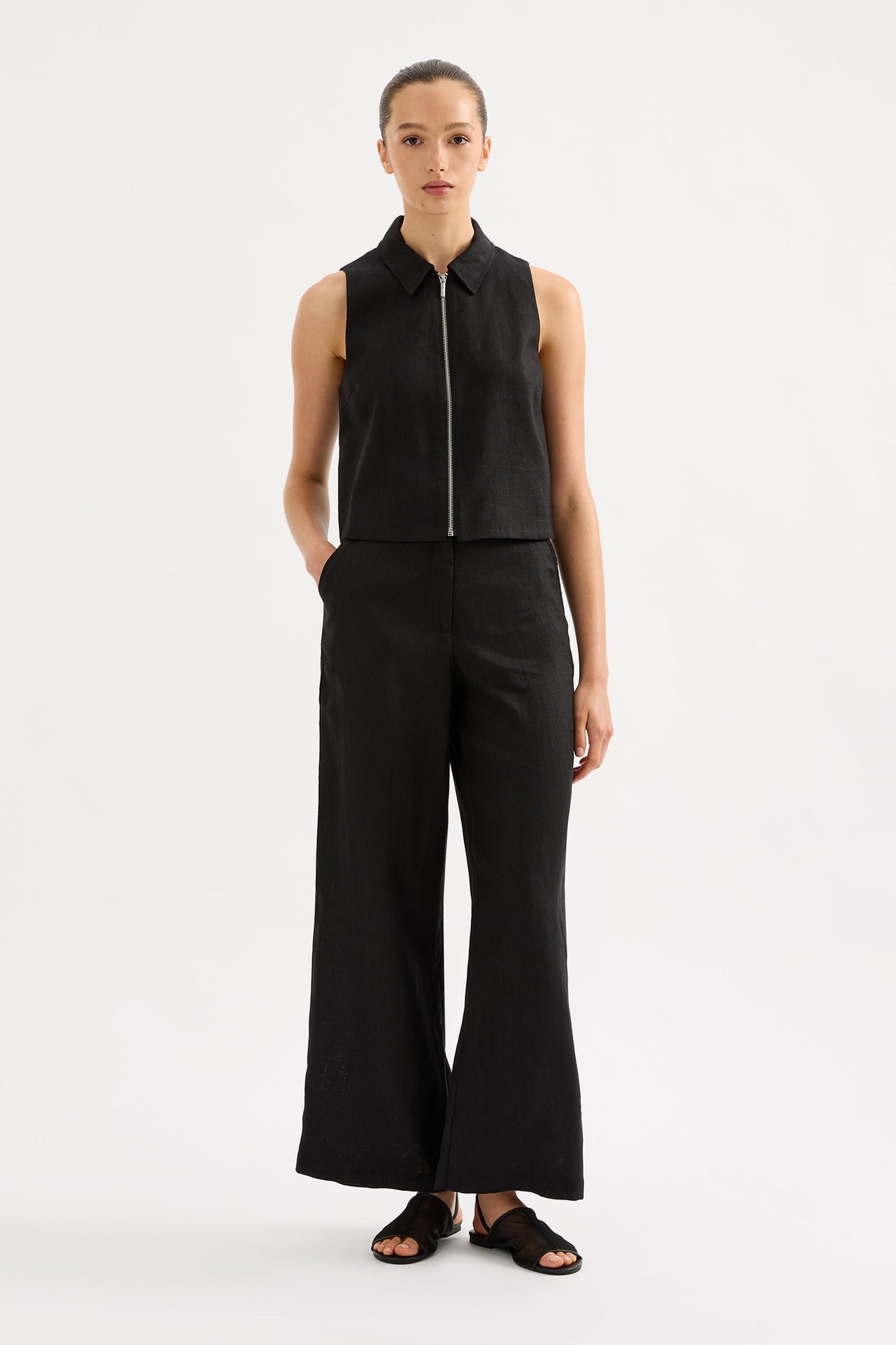 DALIA LINEN VEST