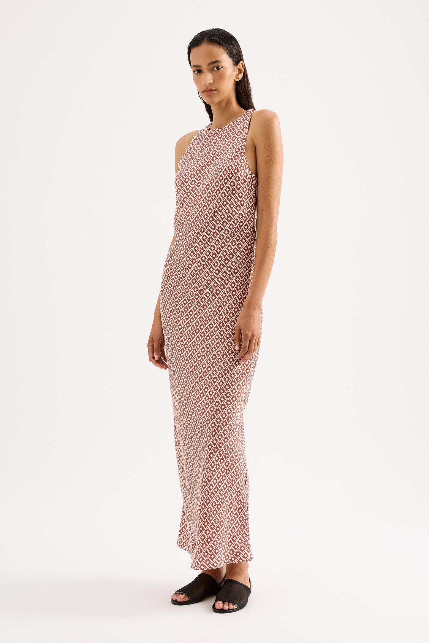 JASPER CUPRO MAXI DRESS