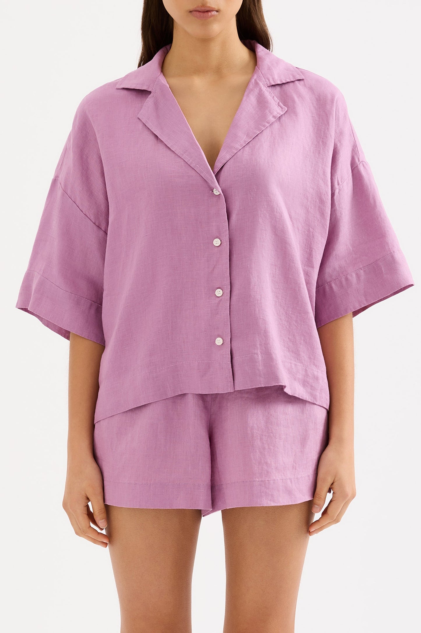LOUNGE LINEN SHIRT