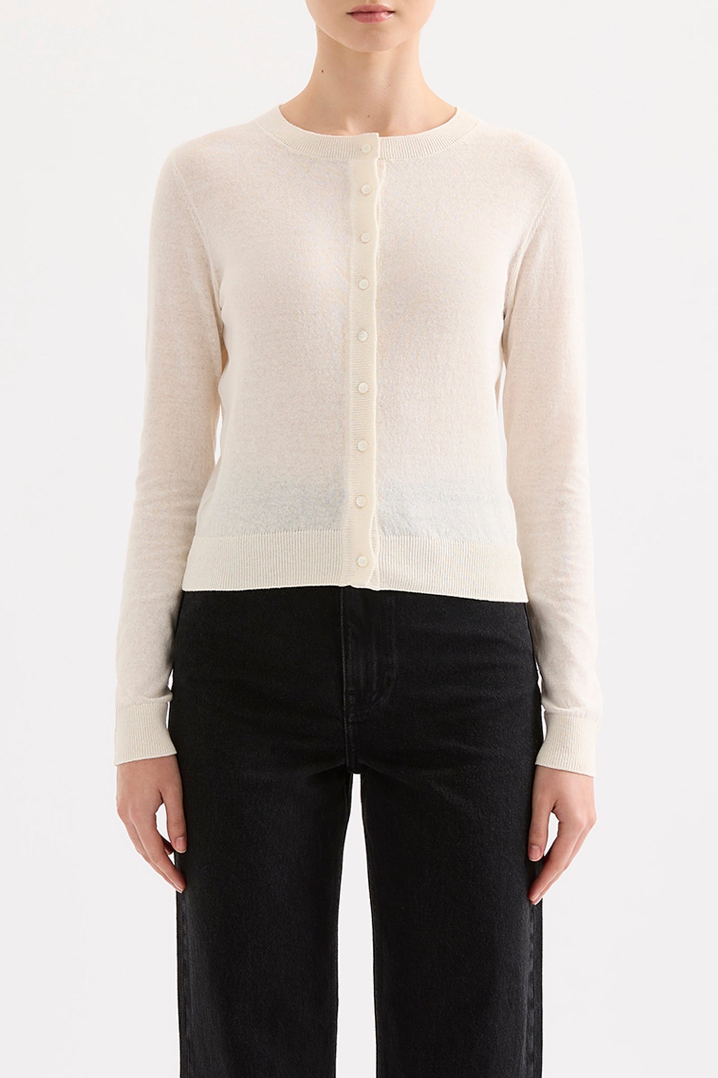 LOUIE LINEN BLEND CARDIGAN