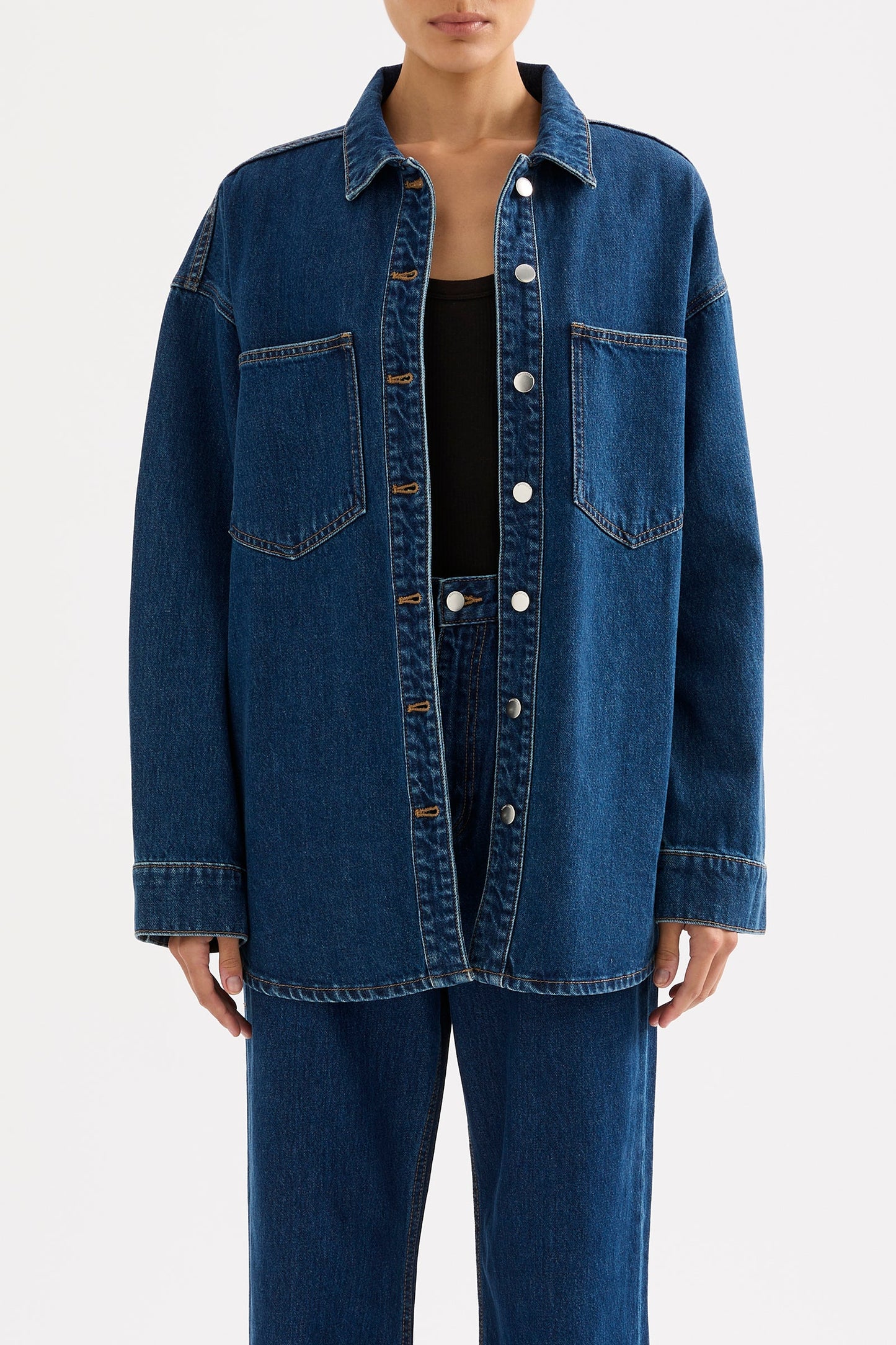 ORGANIC DENIM OVERSHIRT