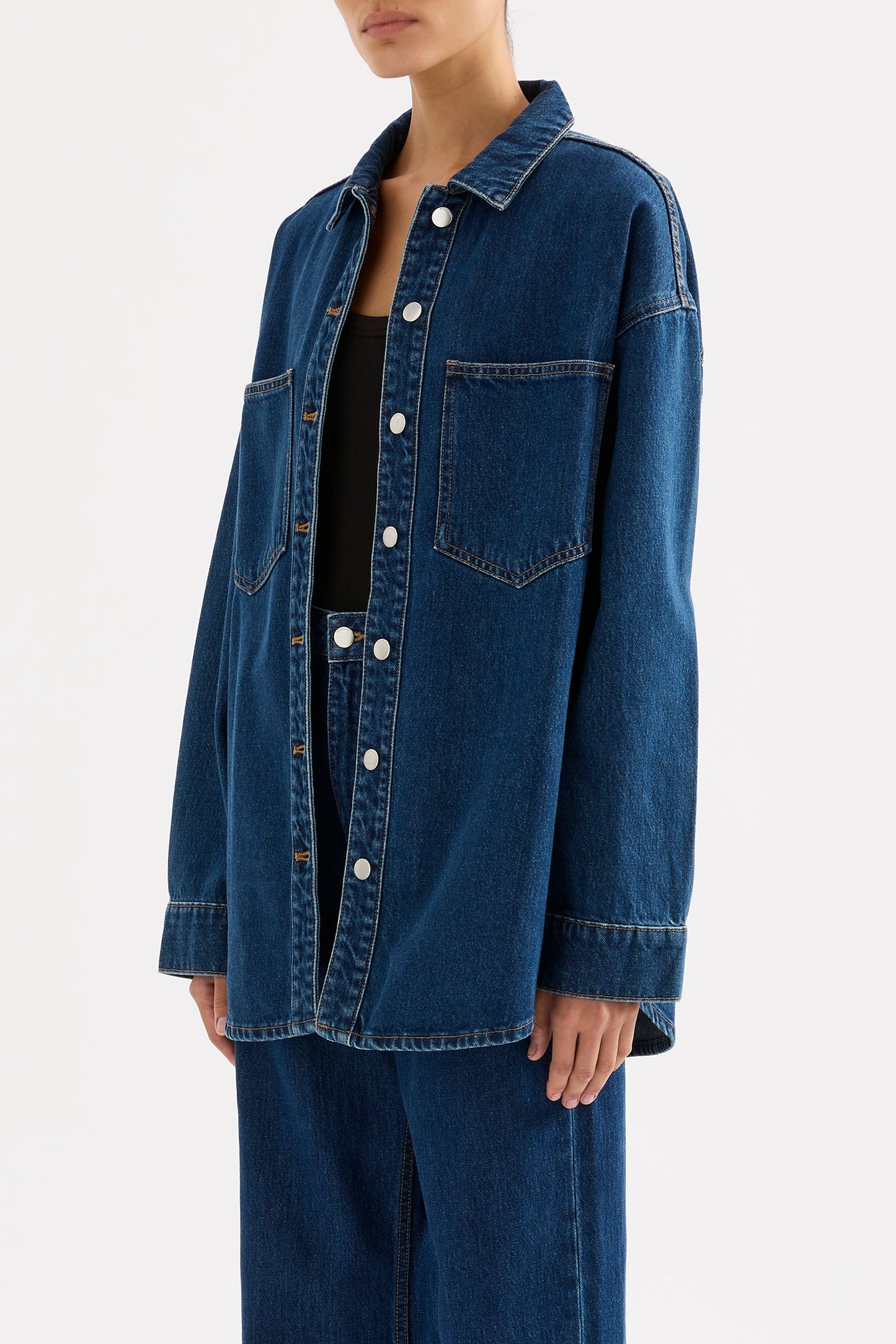 ORGANIC DENIM OVERSHIRT