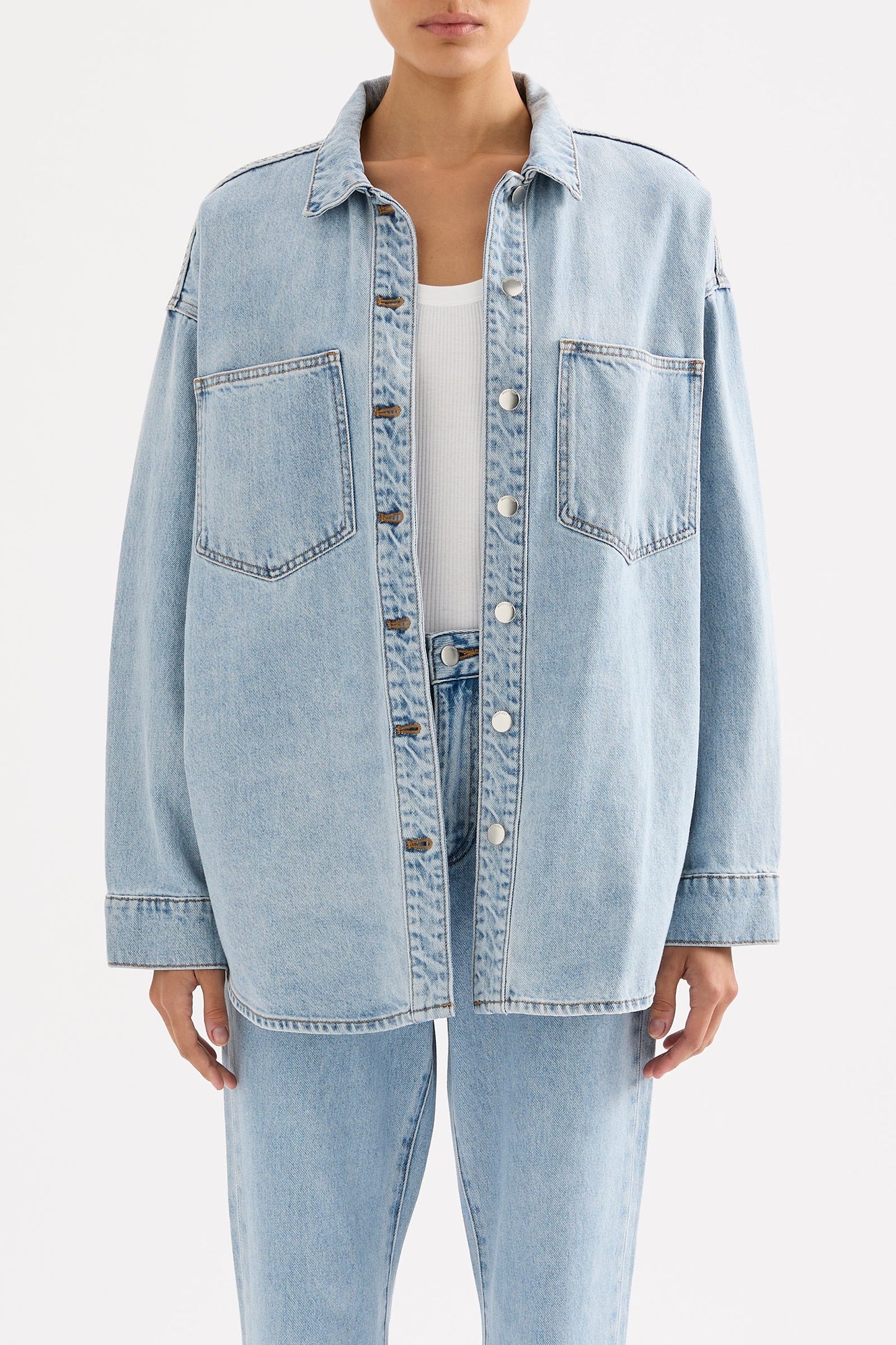 ORGANIC DENIM OVERSHIRT