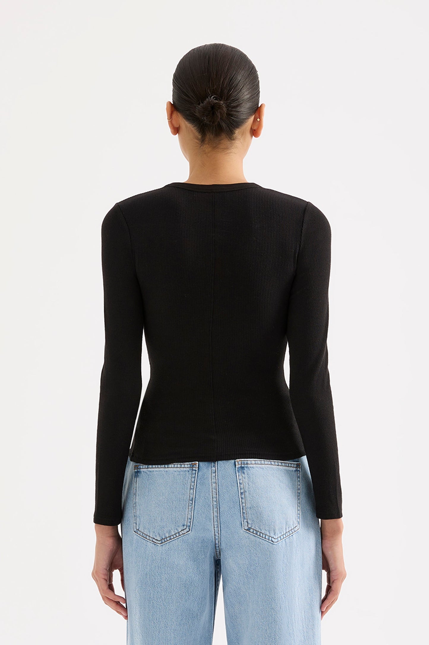 ORGANIC RIB LS TEE