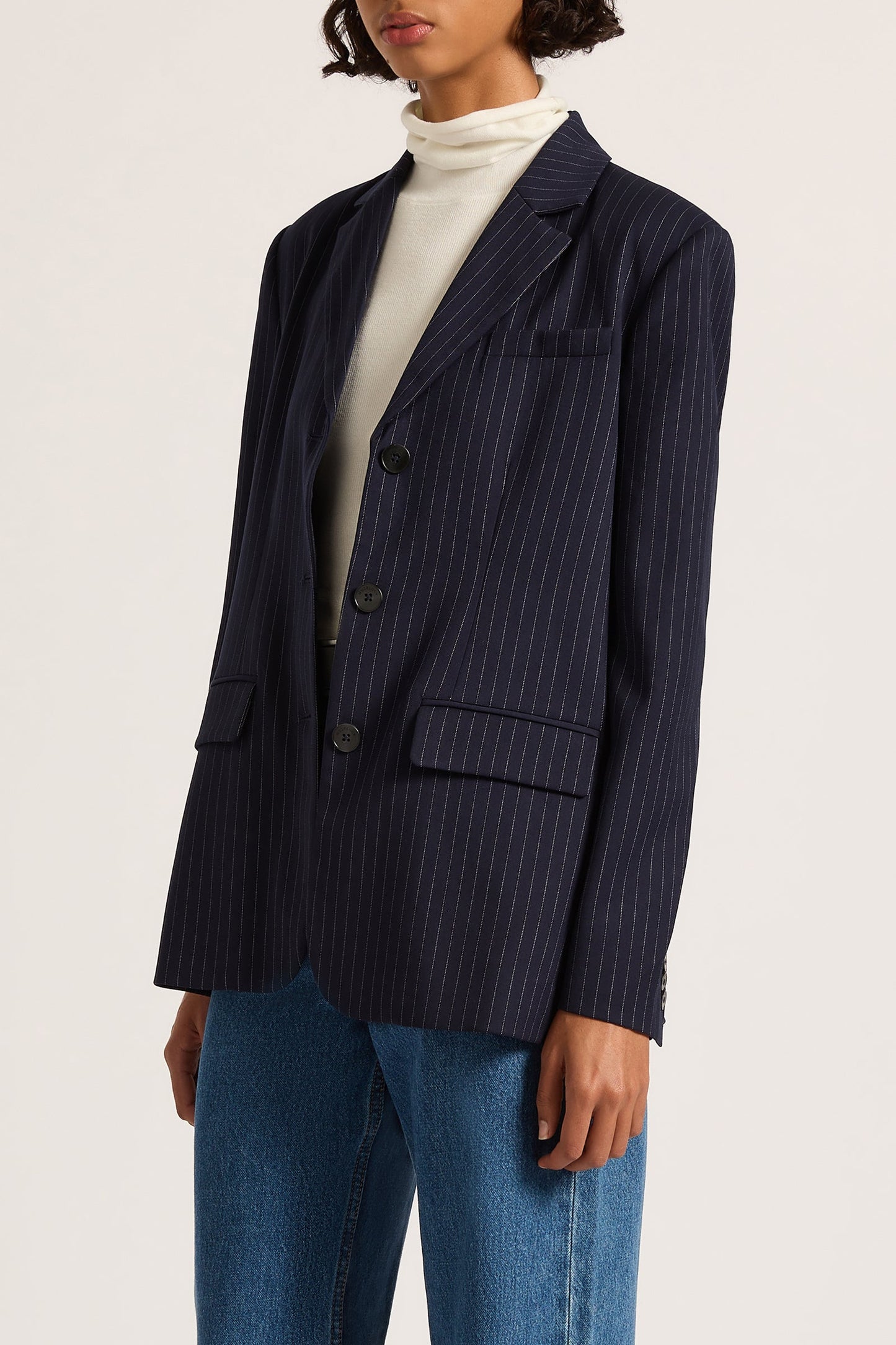 BAILEY PINSTRIPE BLAZER