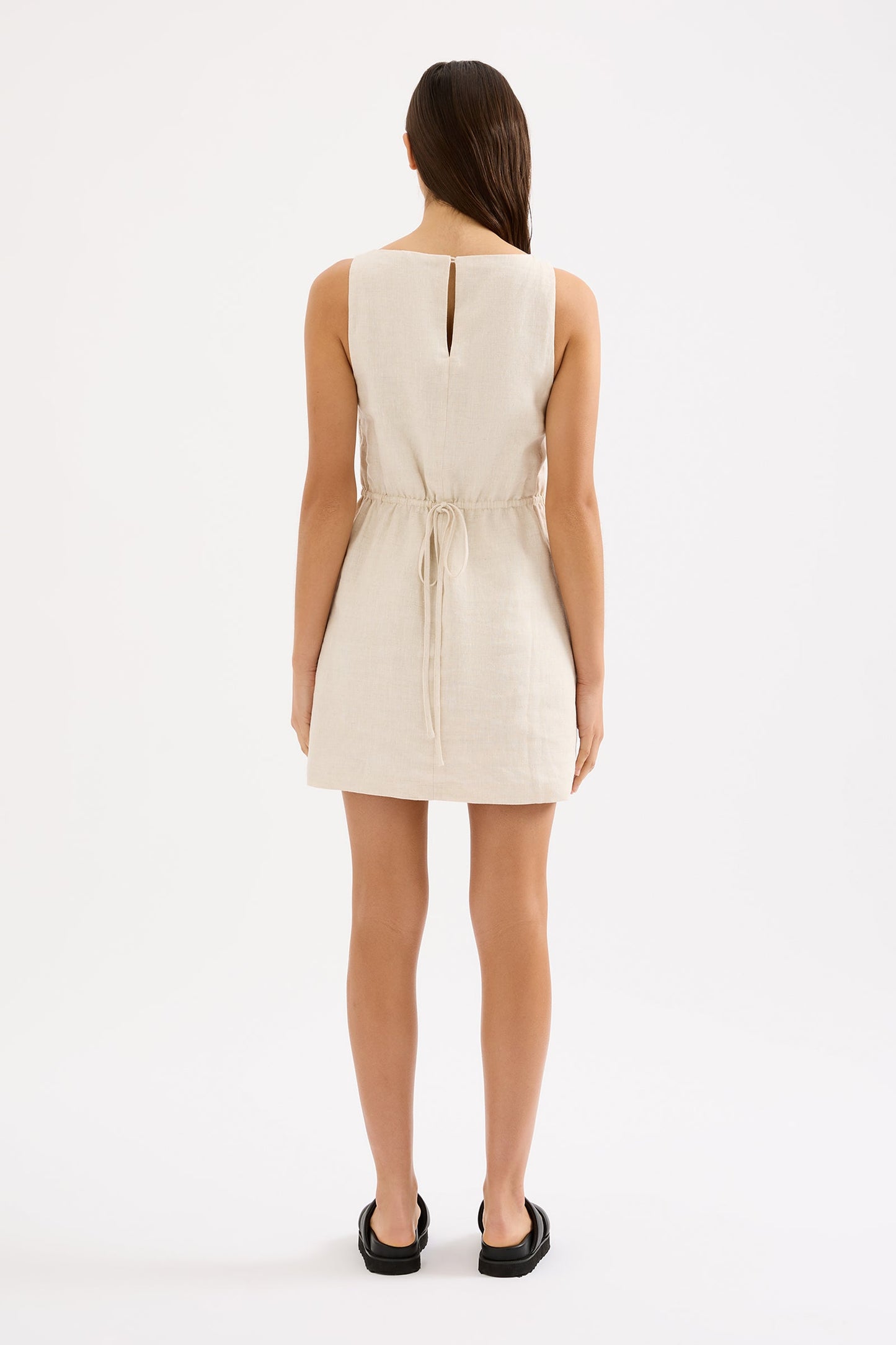 ALIYA LINEN MINI DRESS
