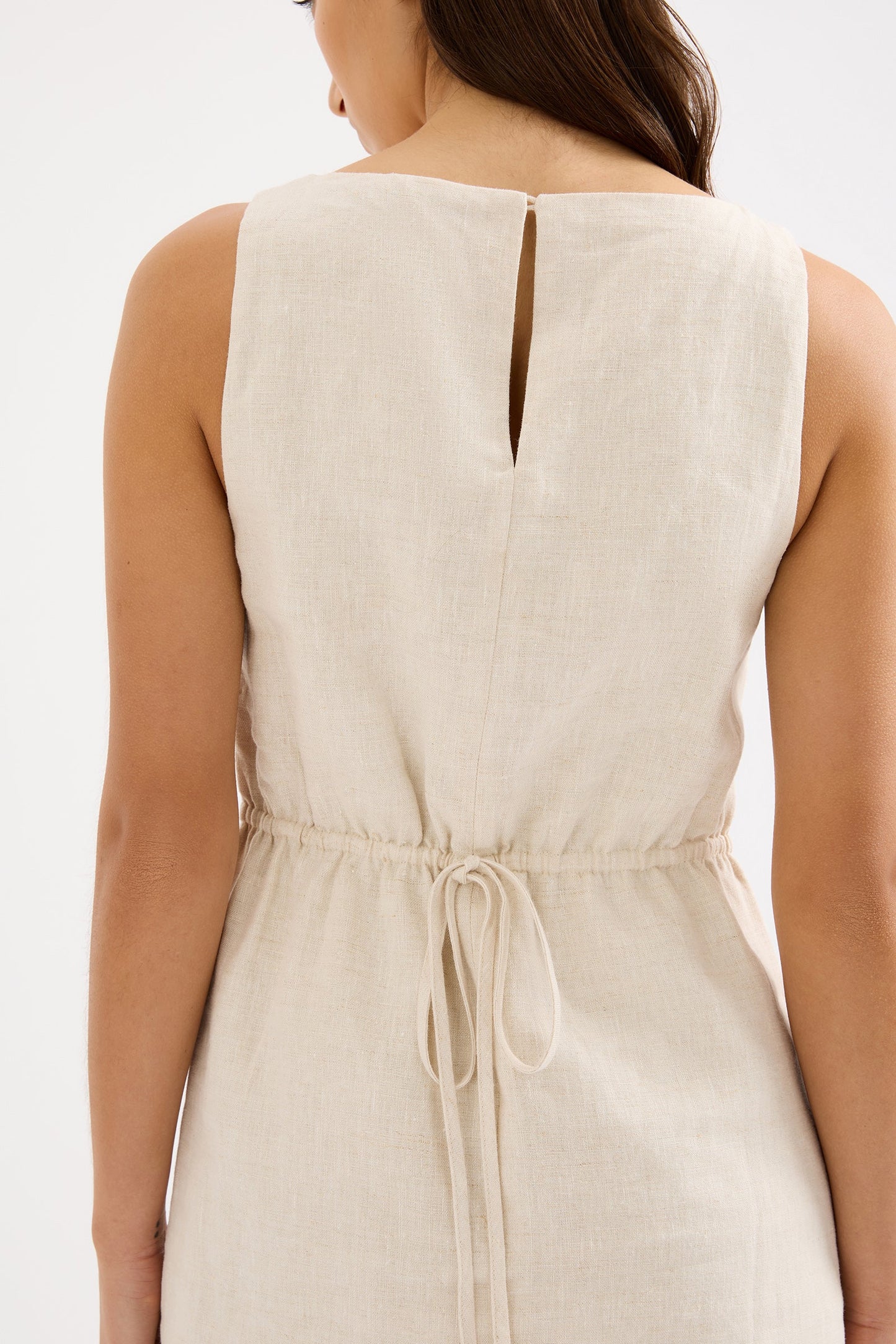 ALIYA LINEN MINI DRESS