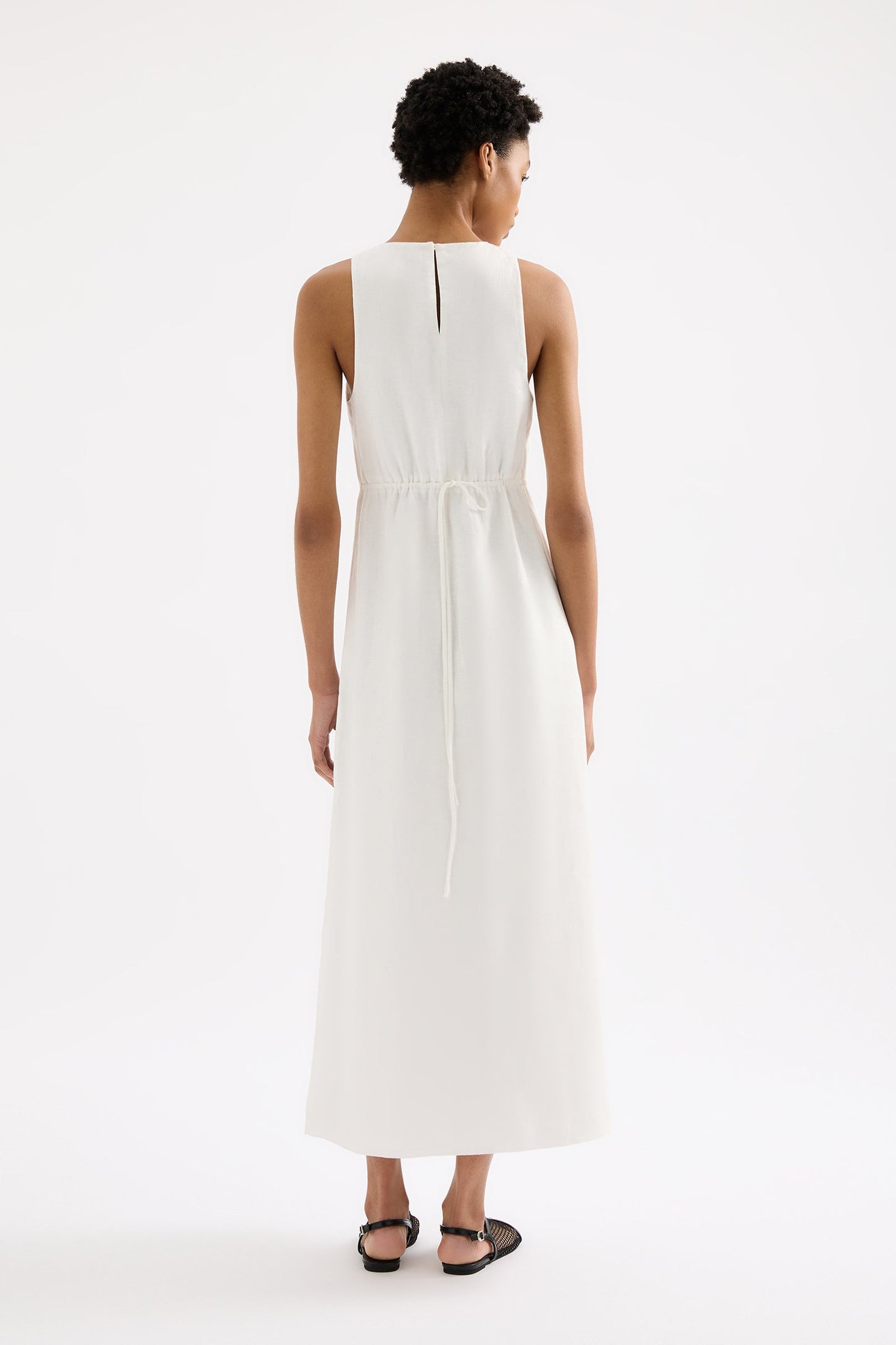 THILDA LINEN MAXI DRESS