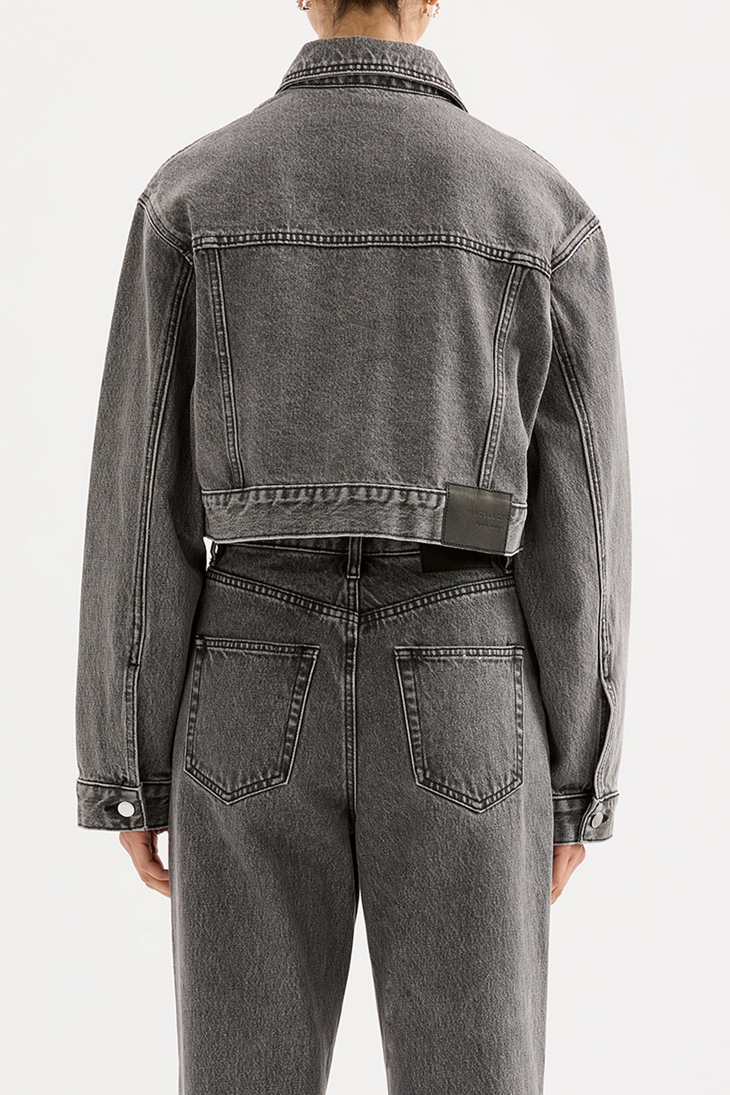 ORGANIC DENIM CROP JACKET