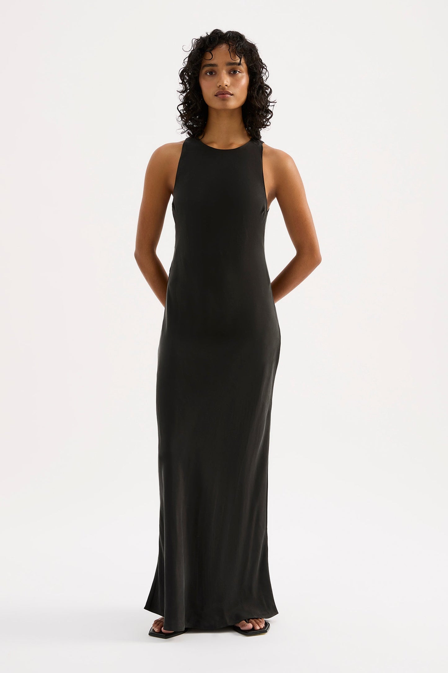 HARIOT CUPRO MAXI DRESS