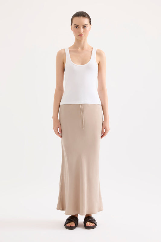 NIKKIA CUPRO MAXI SKIRT