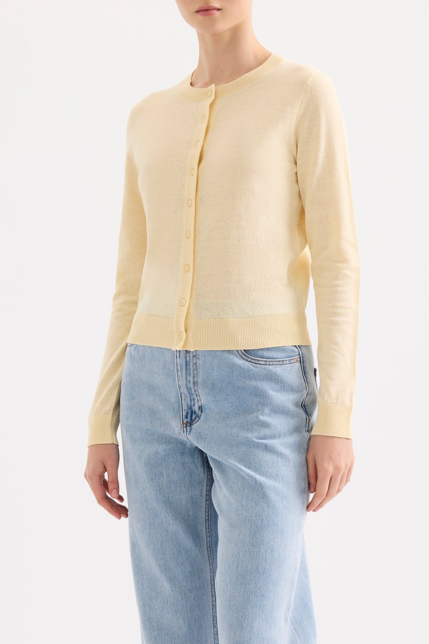 LOUIE LINEN BLEND CARDIGAN