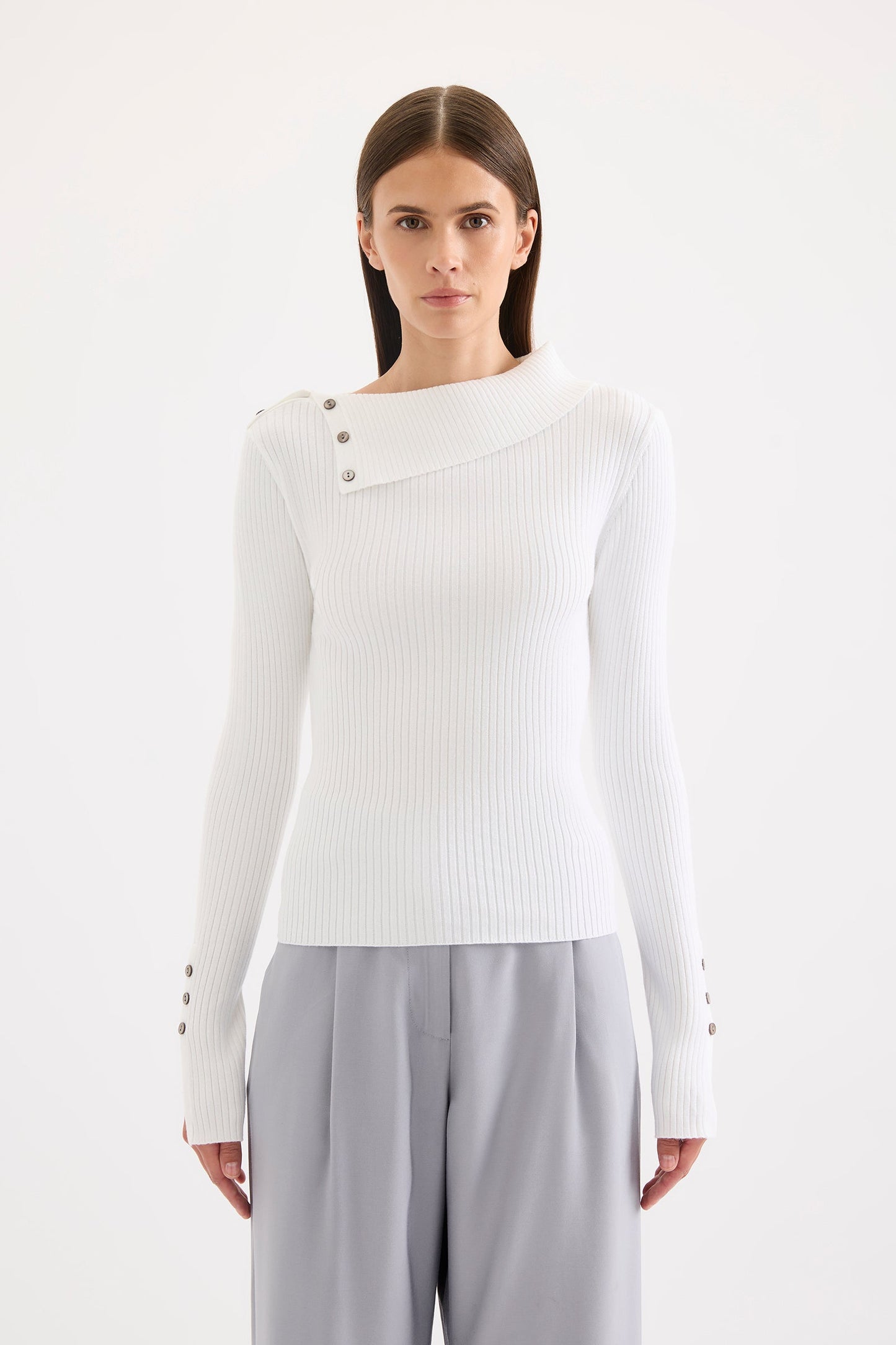 DREYFOS KNIT LS TOP