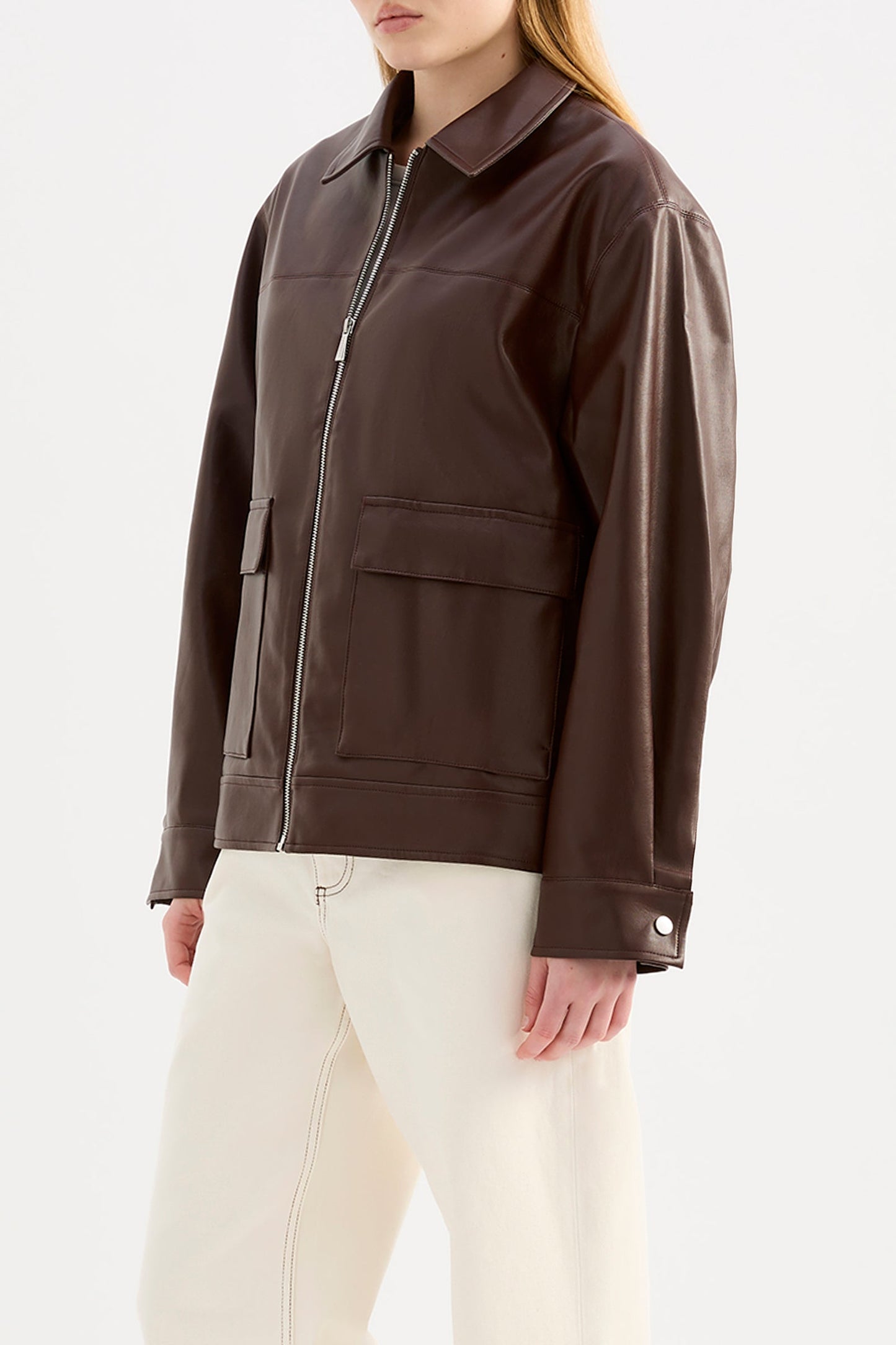 YAZ FAUX LEATHER JACKET