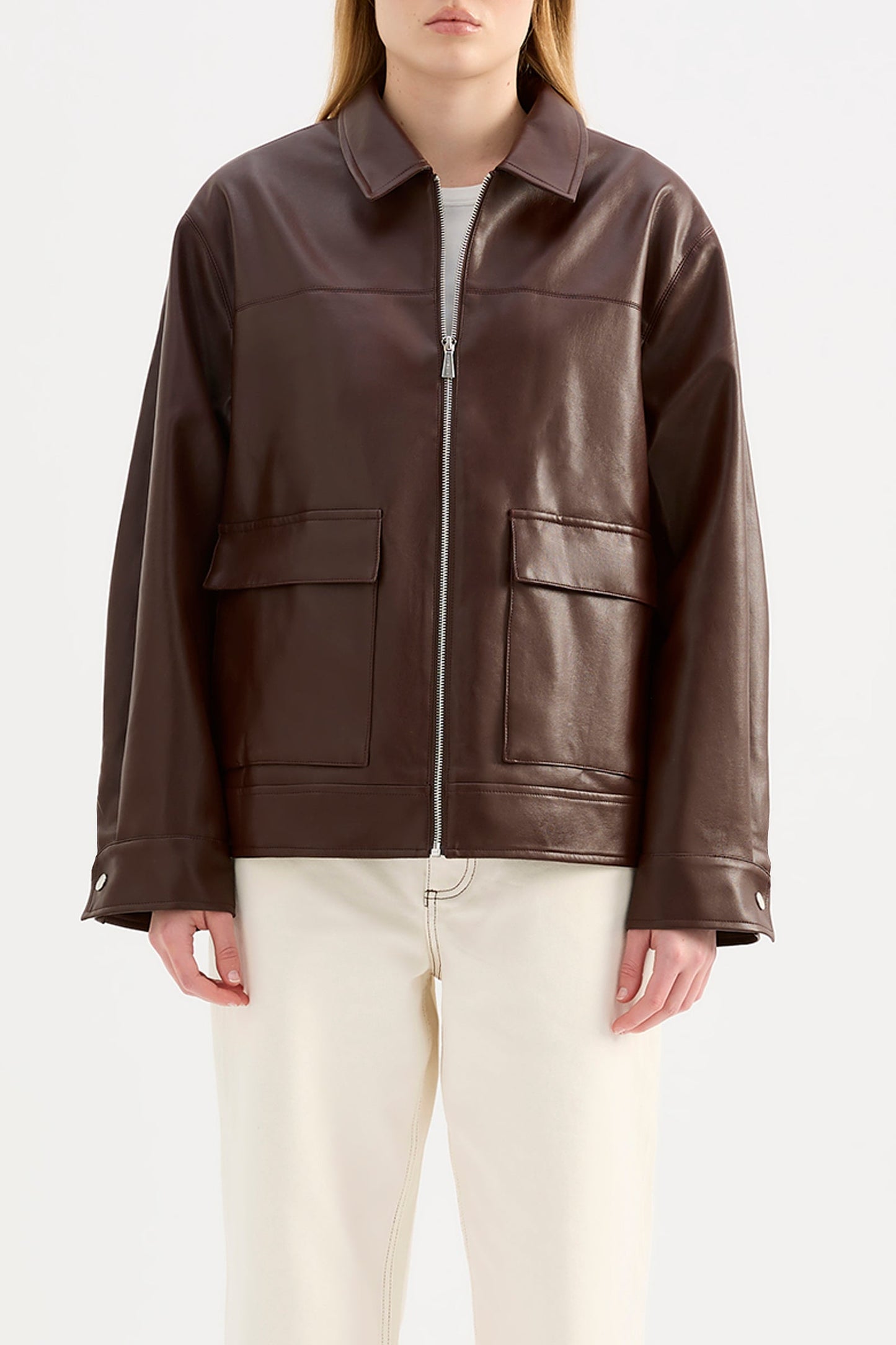 YAZ FAUX LEATHER JACKET