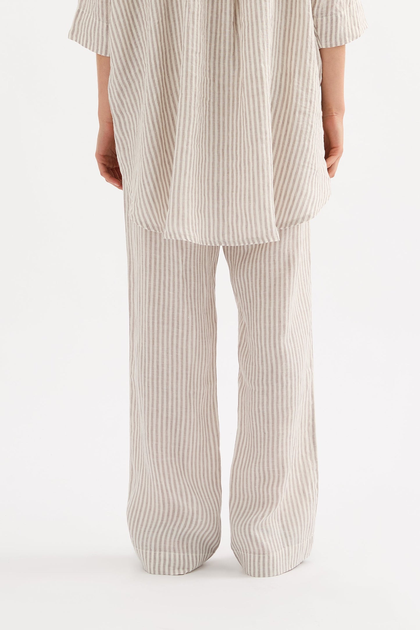 LOUNGE STRIPE LINEN PANT