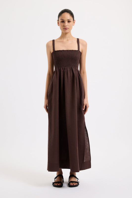 RYNN LINEN MAXI DRESS
