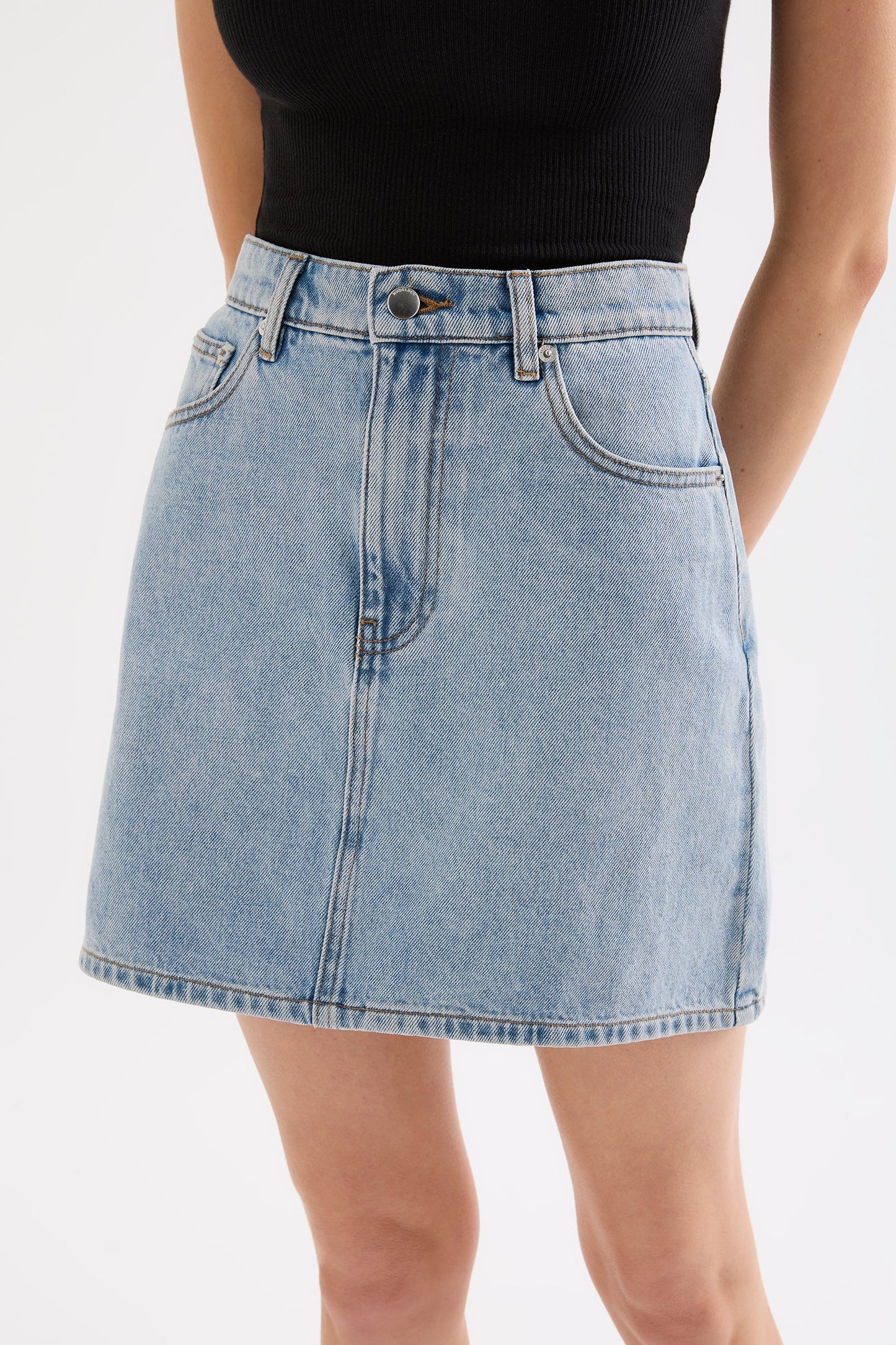SIA DENIM MINI SKIRT