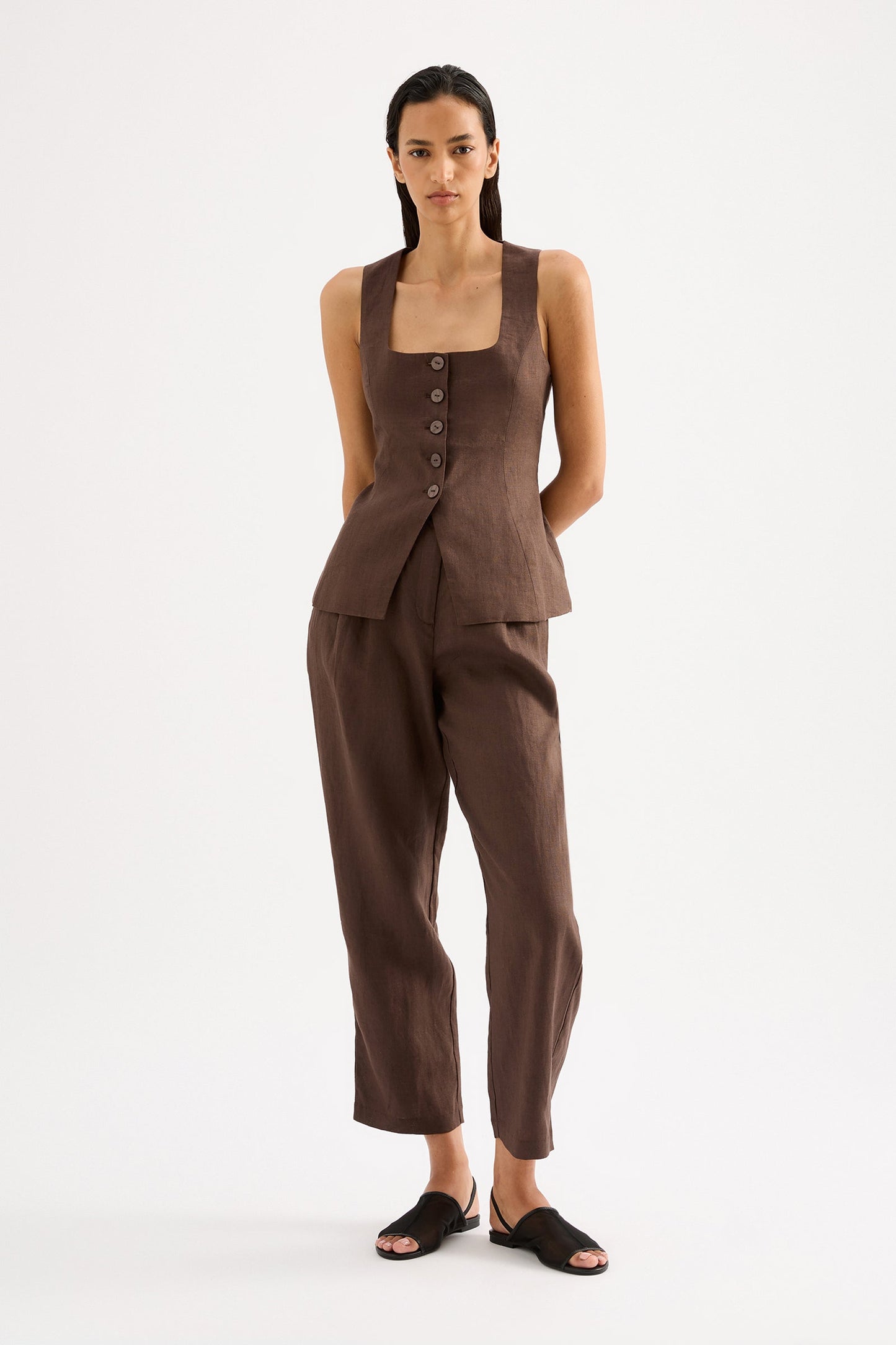 CLIO LINEN VEST