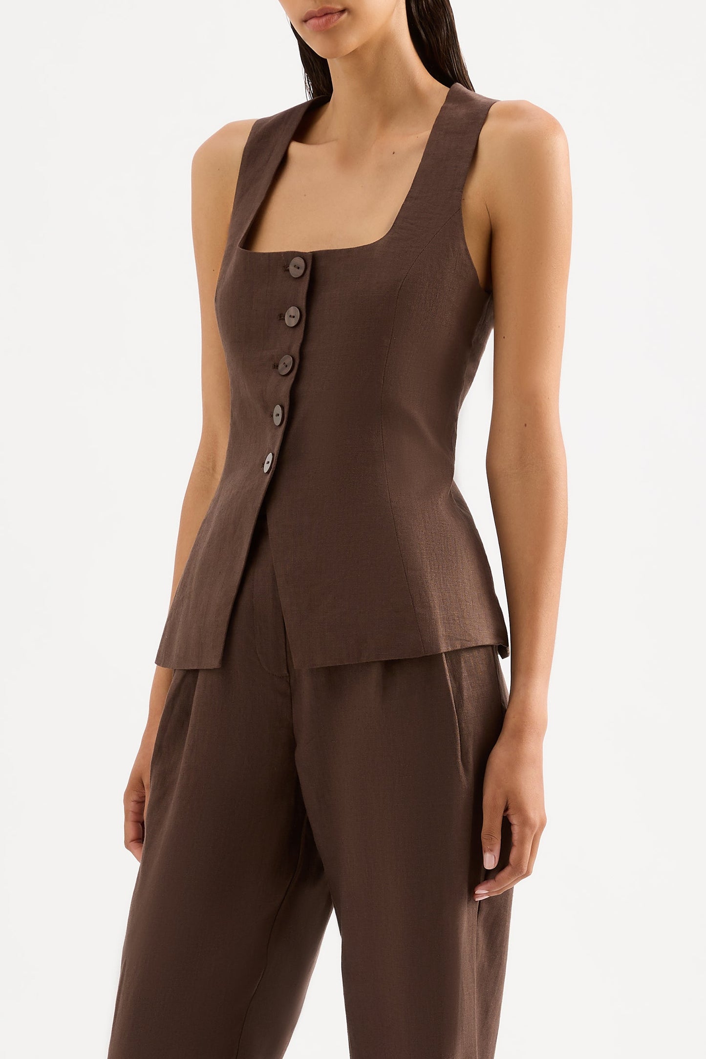 CLIO LINEN VEST