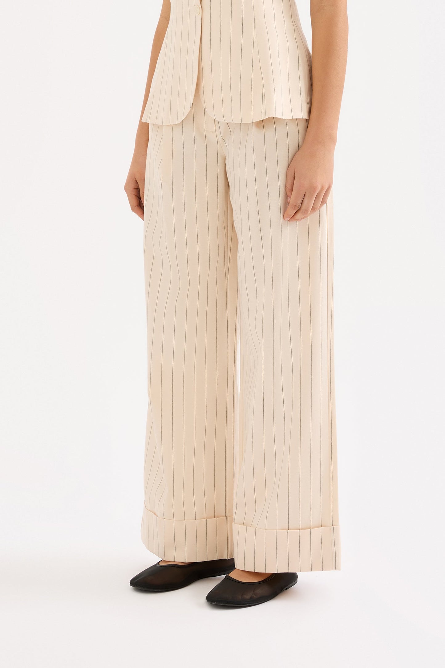 IRVING PINSTRIPE PANT