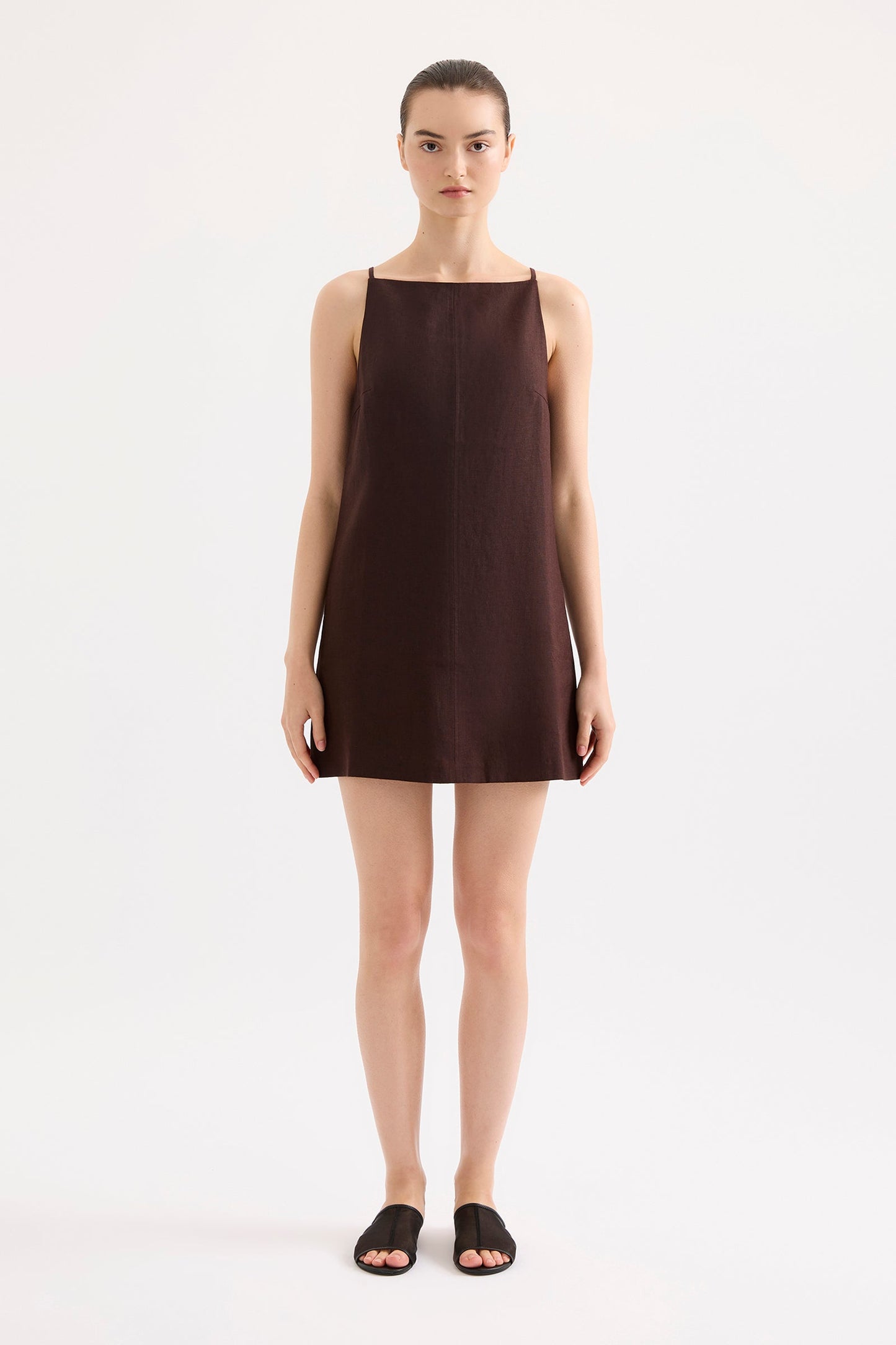 MIA LINEN MINI DRESS