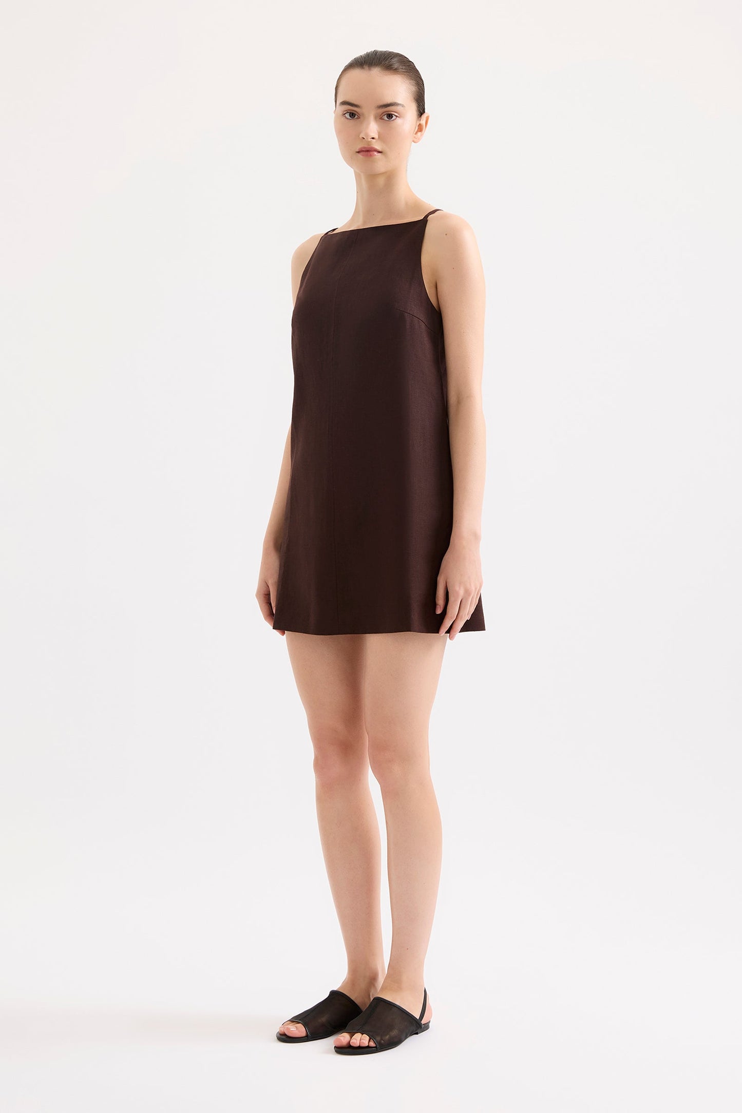 MIA LINEN MINI DRESS
