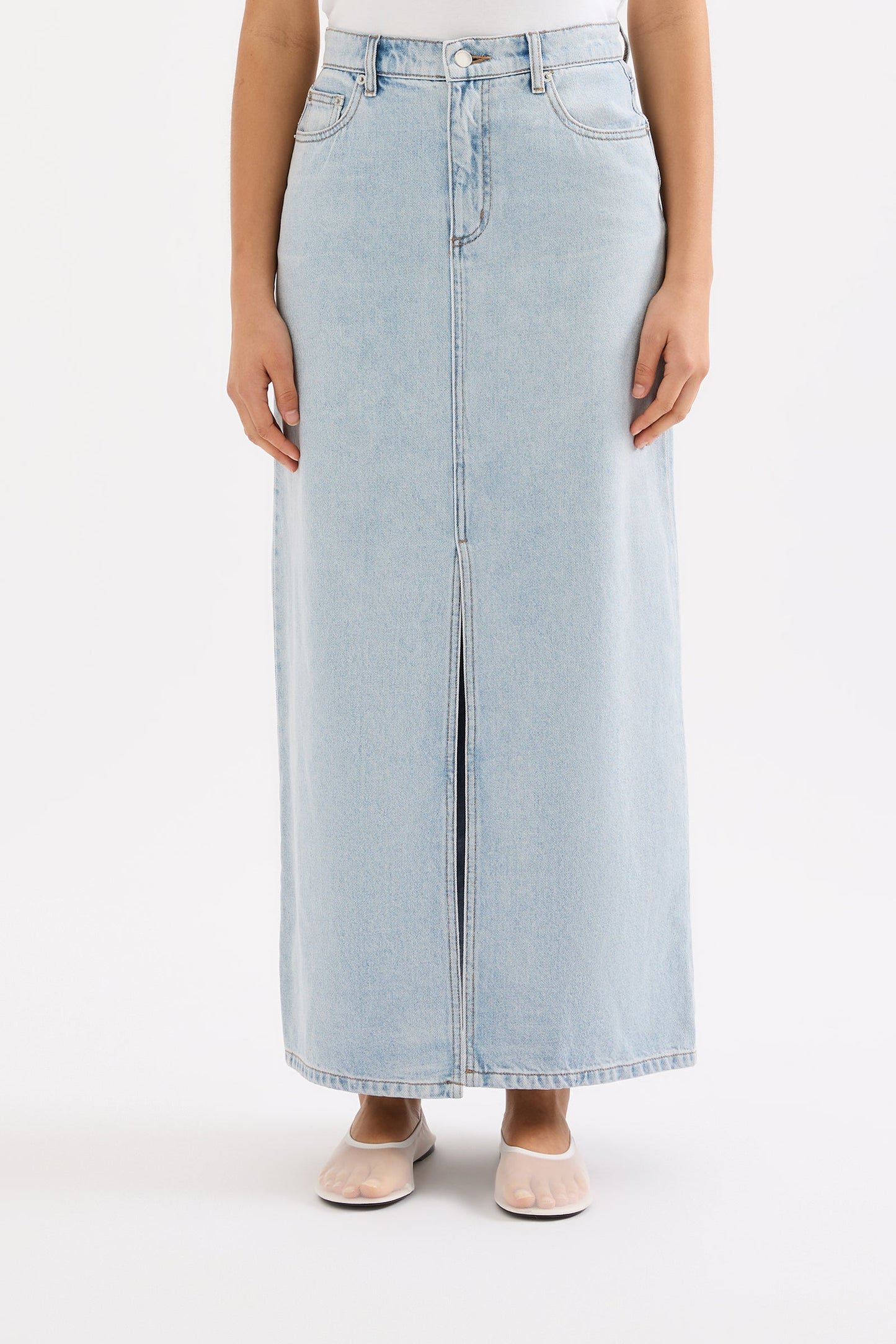 SIA DENIM MAXI SKIRT