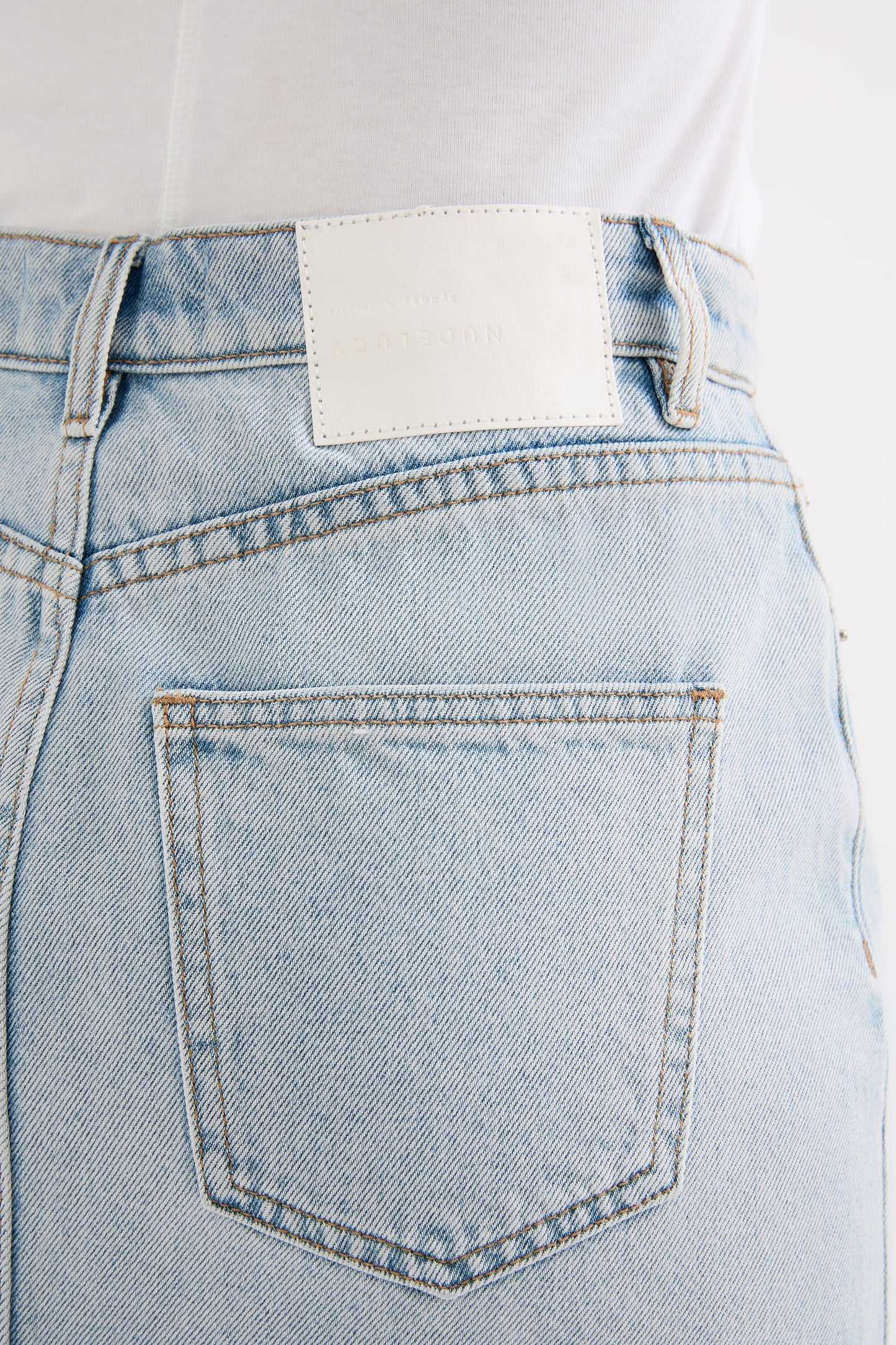 SIA DENIM MAXI SKIRT