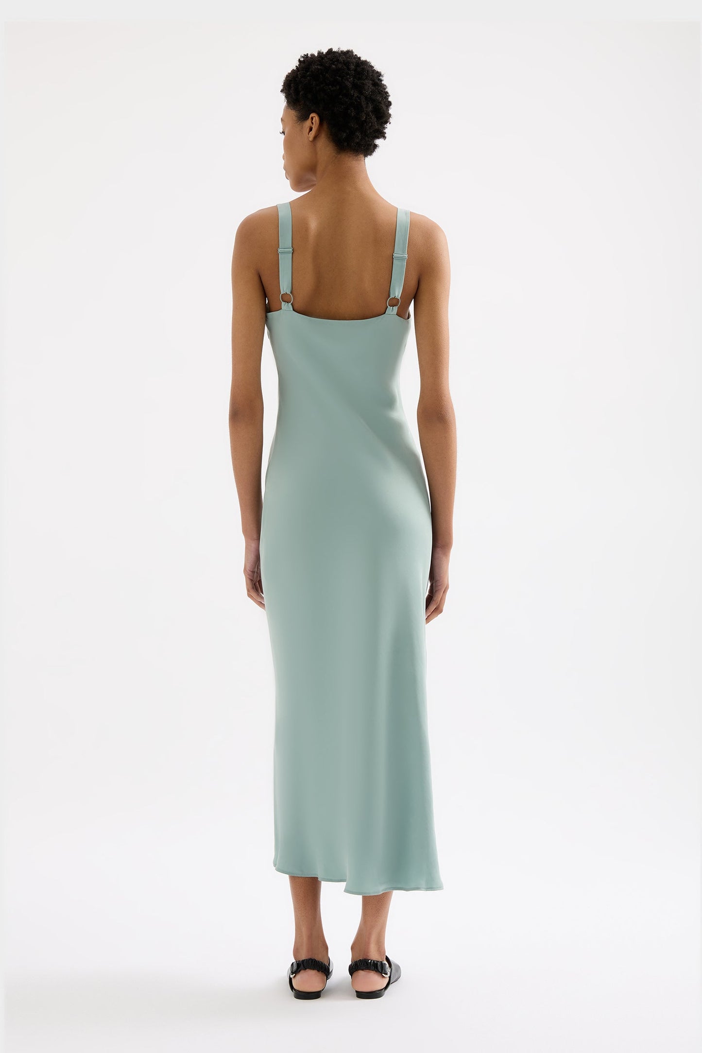 REN CUPRO SLIP DRESS