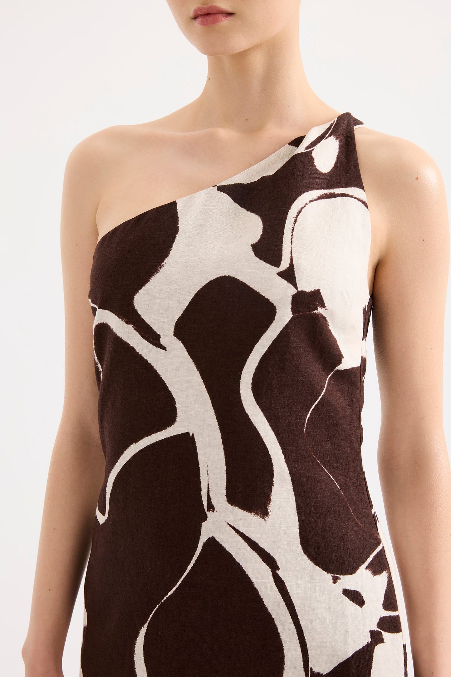 OMBRA LINEN MINI DRESS
