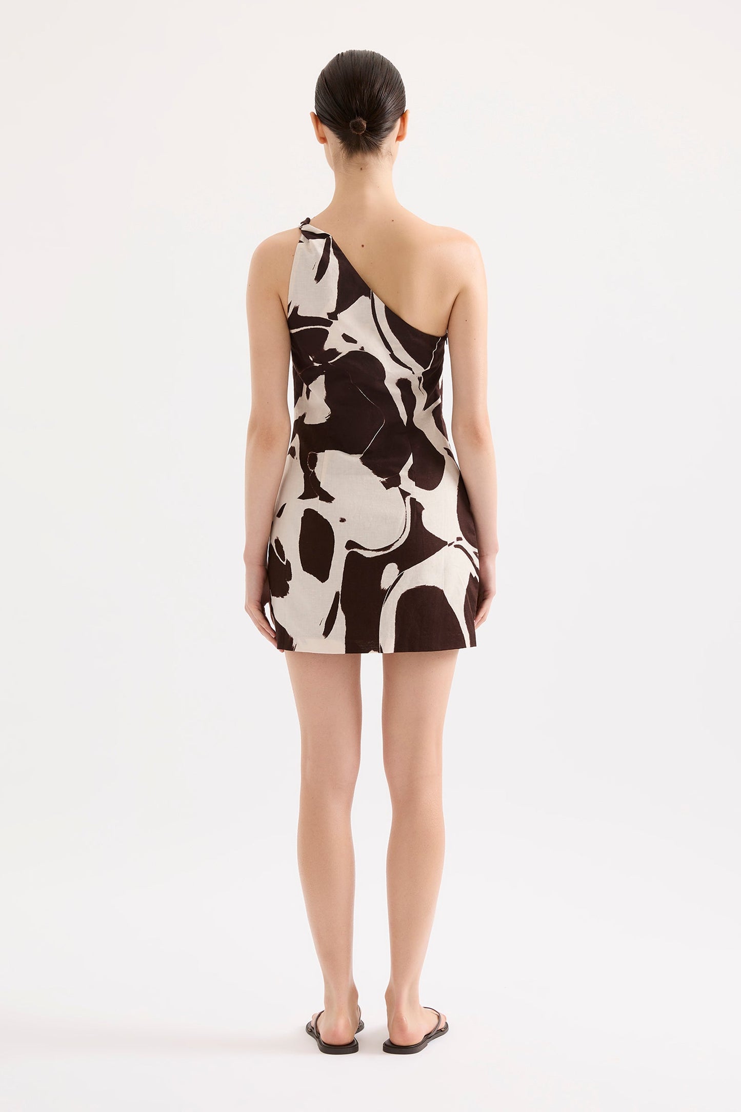 OMBRA LINEN MINI DRESS