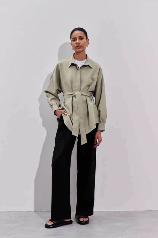 MANON TIE FRONT SHIRT