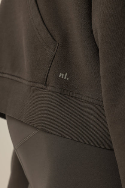 NUDE ACTIVE HALF ZIP SWEAT