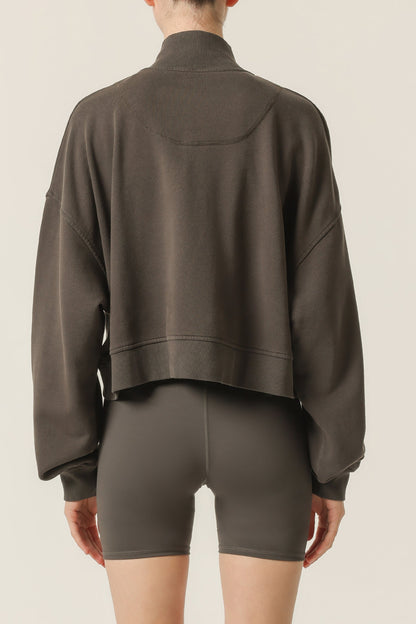 NUDE ACTIVE HALF ZIP SWEAT
