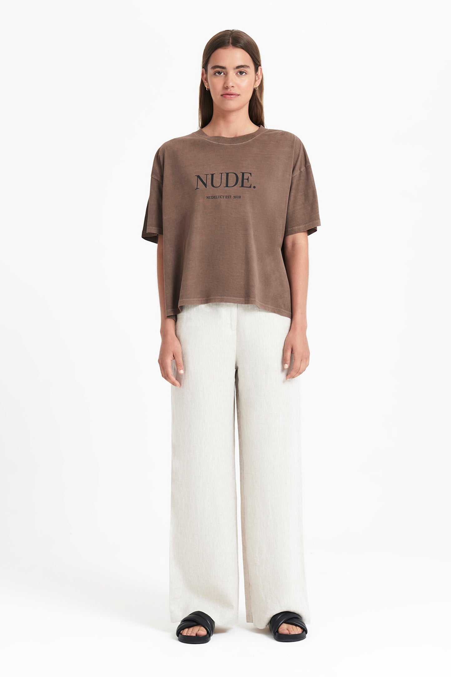 NUDE. WASHED TEE