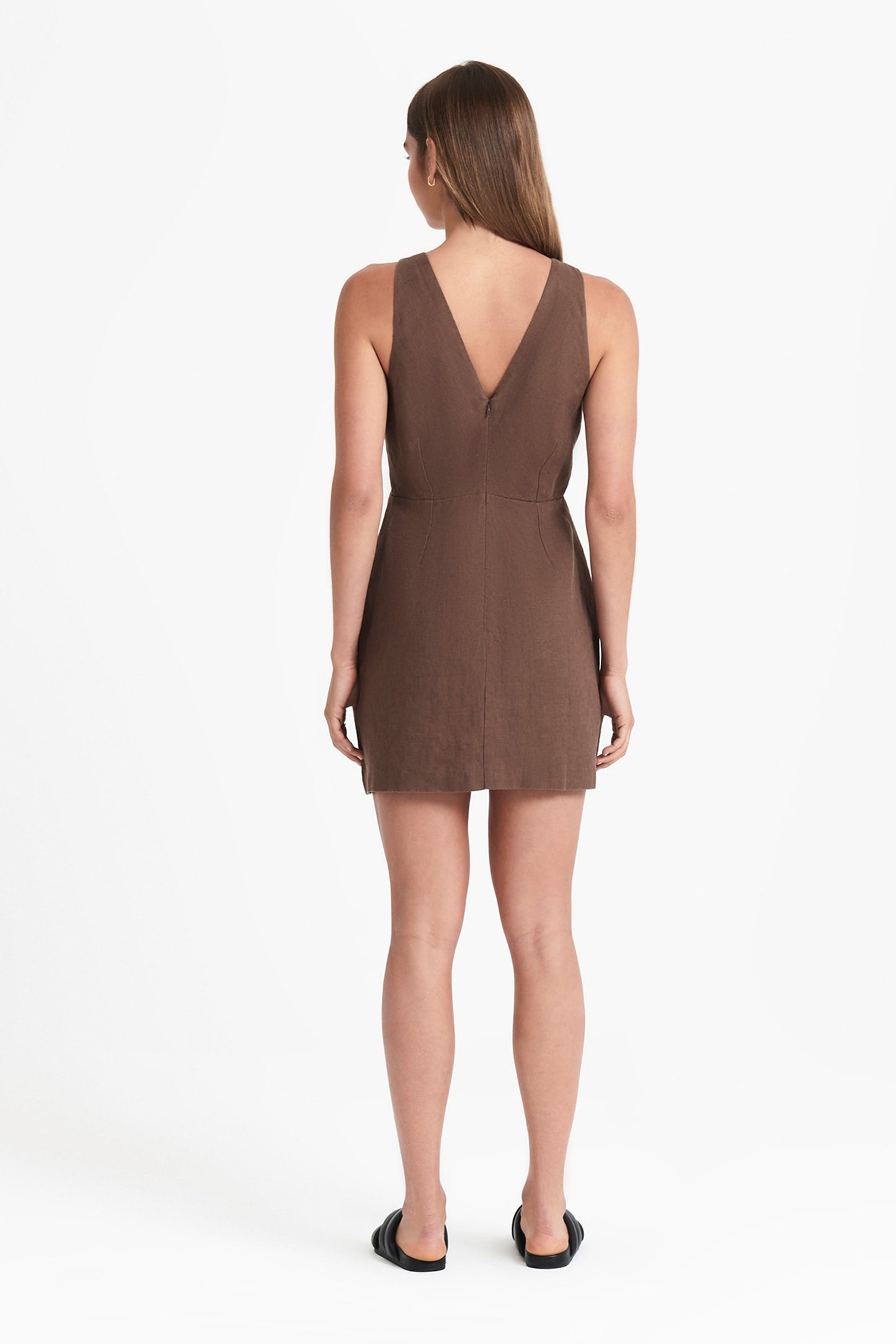 SIMA LINEN MINI DRESS