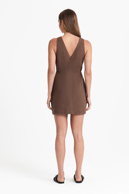 SIMA LINEN MINI DRESS