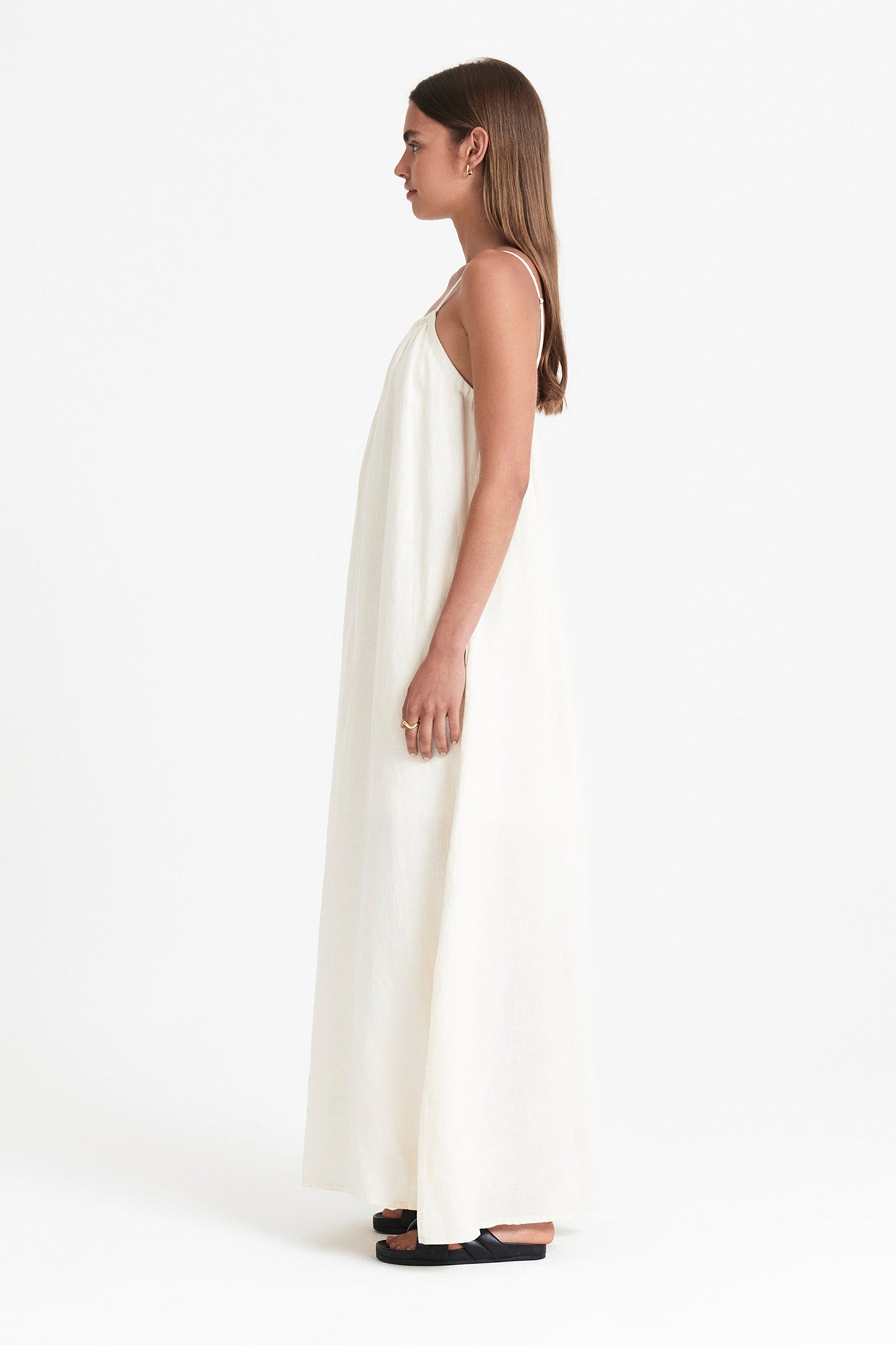 OBI LINEN MAXI DRESS