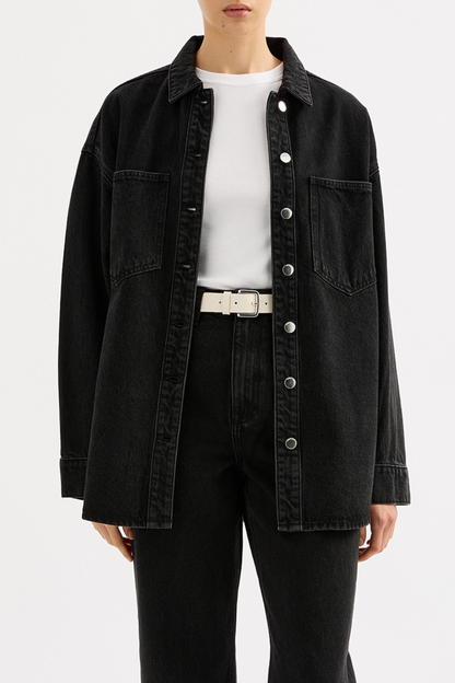 ORGANIC DENIM OVERSHIRT