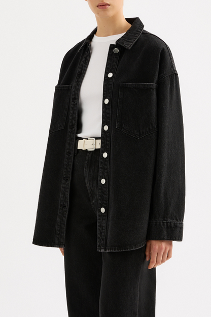 ORGANIC DENIM OVERSHIRT