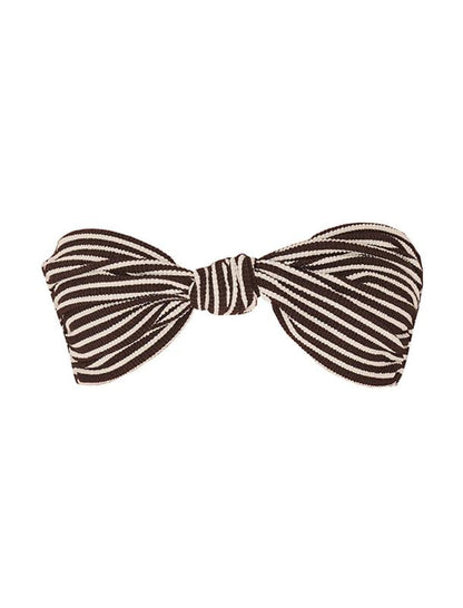 STRIPE CRINKLE KNOT FRONT