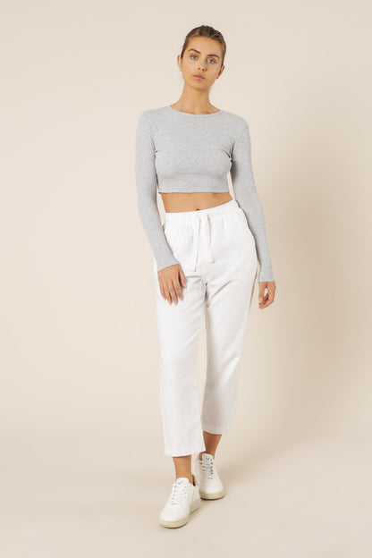 CAMERON WAFFLE LS TEE