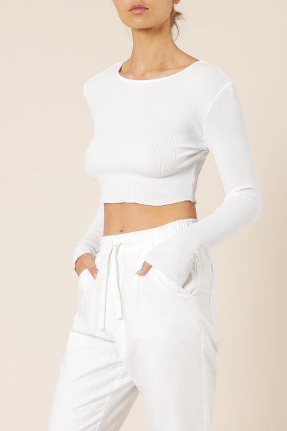 CAMERON WAFFLE LS TEE