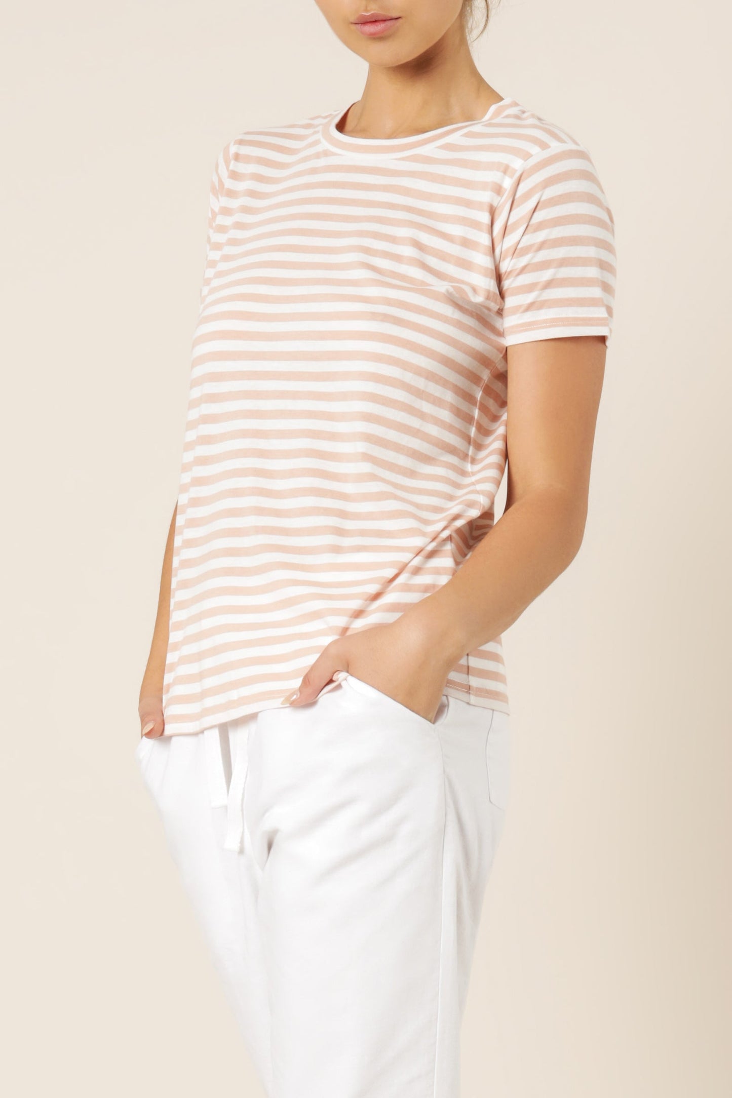 HARPER BASIC CREW NECK TEE