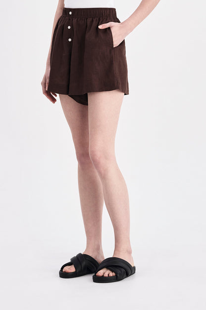 LOUNGE LINEN SHORT