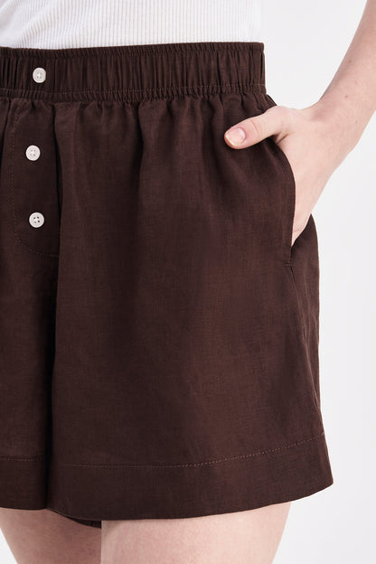 LOUNGE LINEN SHORT
