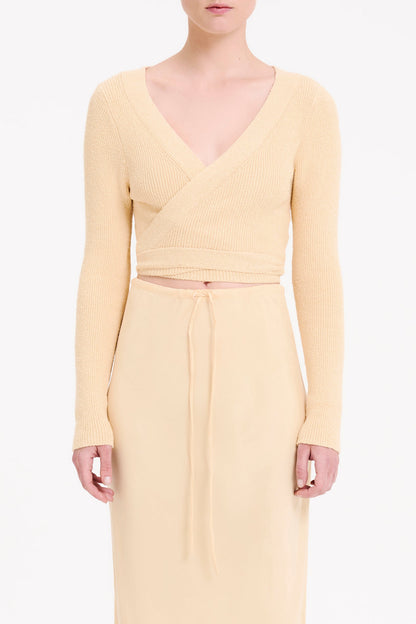 ASTRO KNIT WRAP TOP