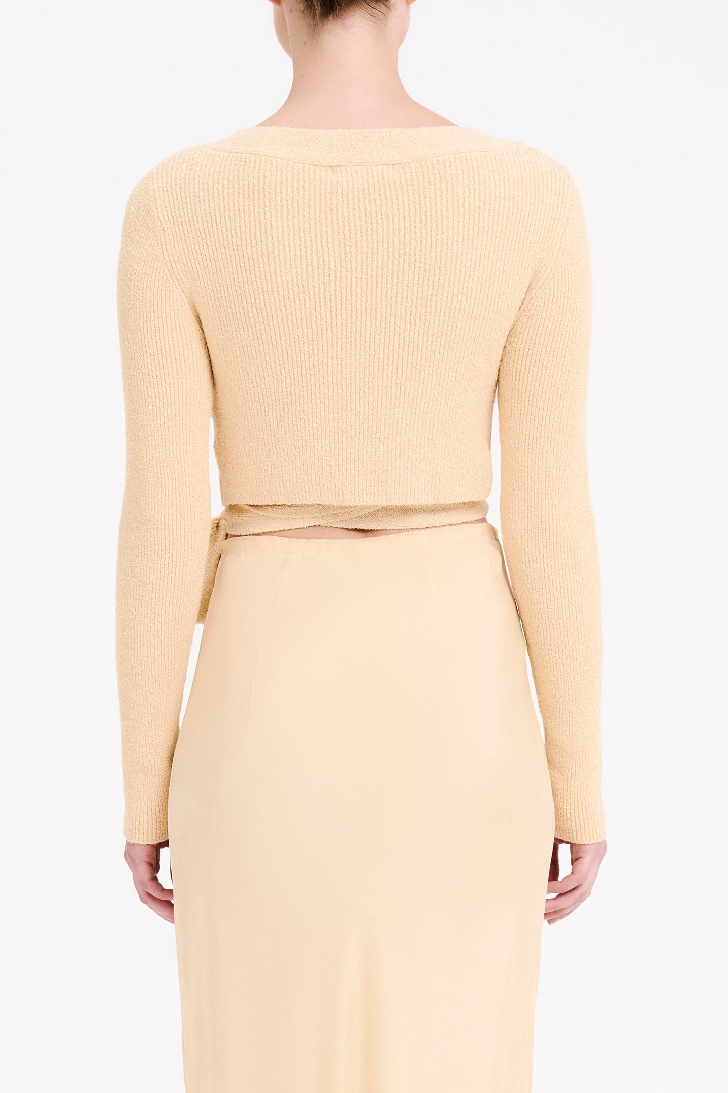 ASTRO KNIT WRAP TOP
